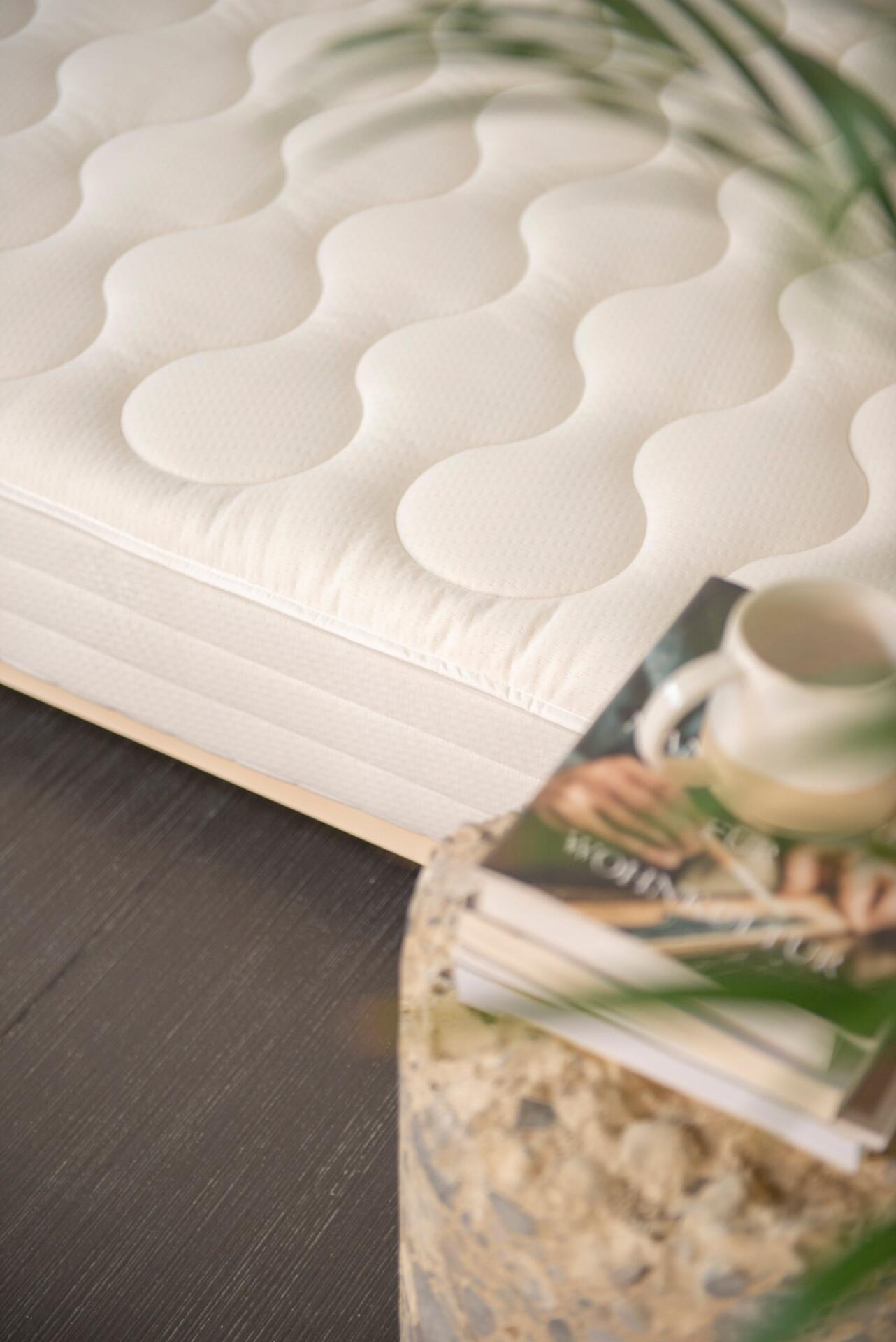 Austauschbare Matratzenhülle aus 100% Naturfasern